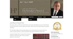 Desktop Screenshot of howardperitzlaw.com